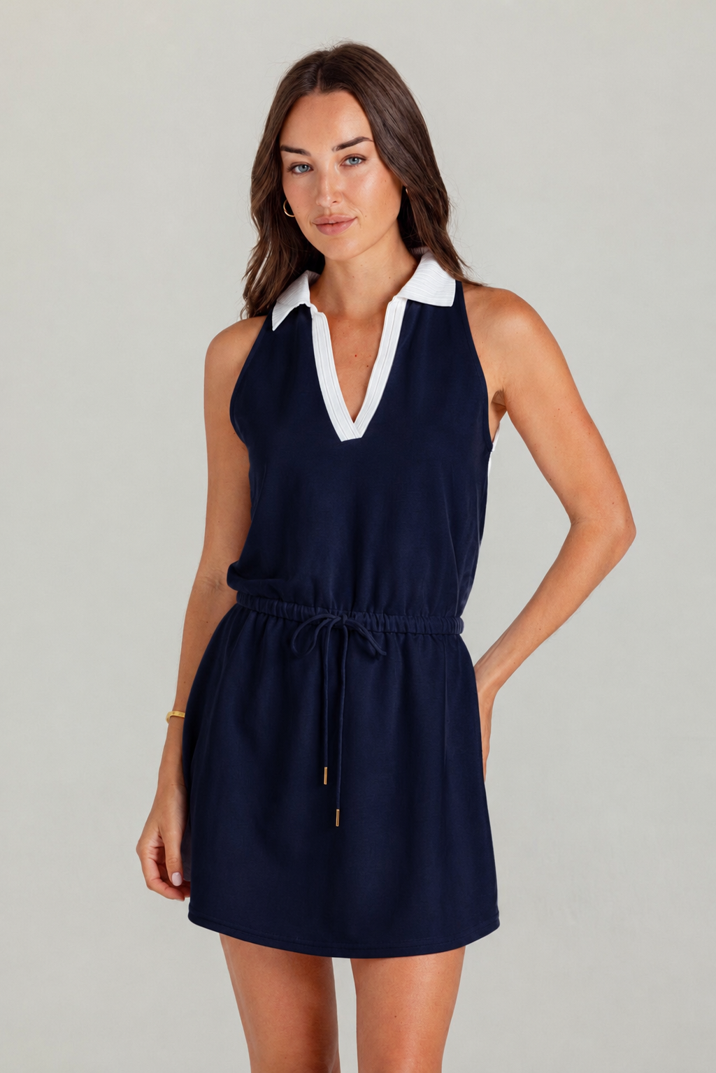 Alegra Dress - Navy