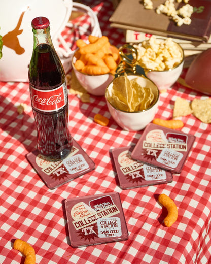College Station Coasters | Tailgate Collection
