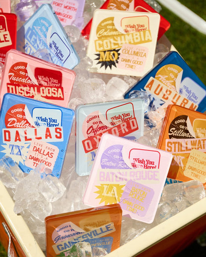 Baton Rouge Coasters | Tailgate Collection