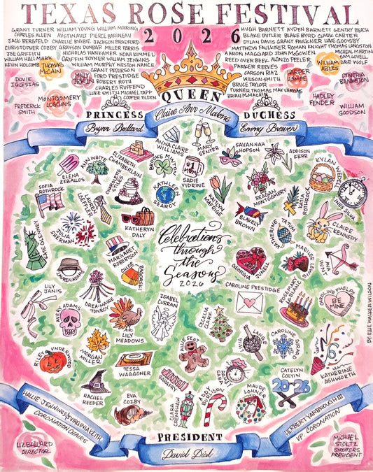 2026 Texas Rose Festival Print