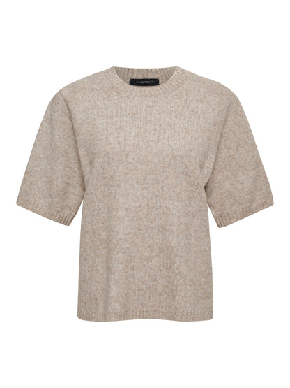 Perfect Sweater Tee - Heather Pearl
