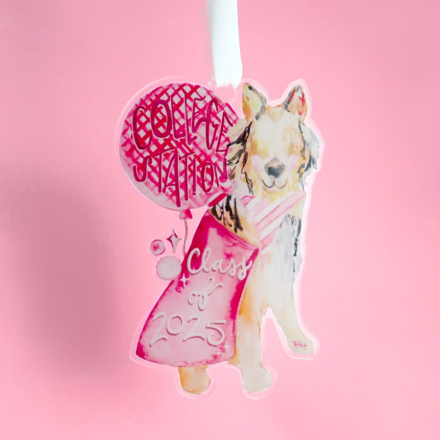 Taylor A. Designs - College Station Acrylic Ornament