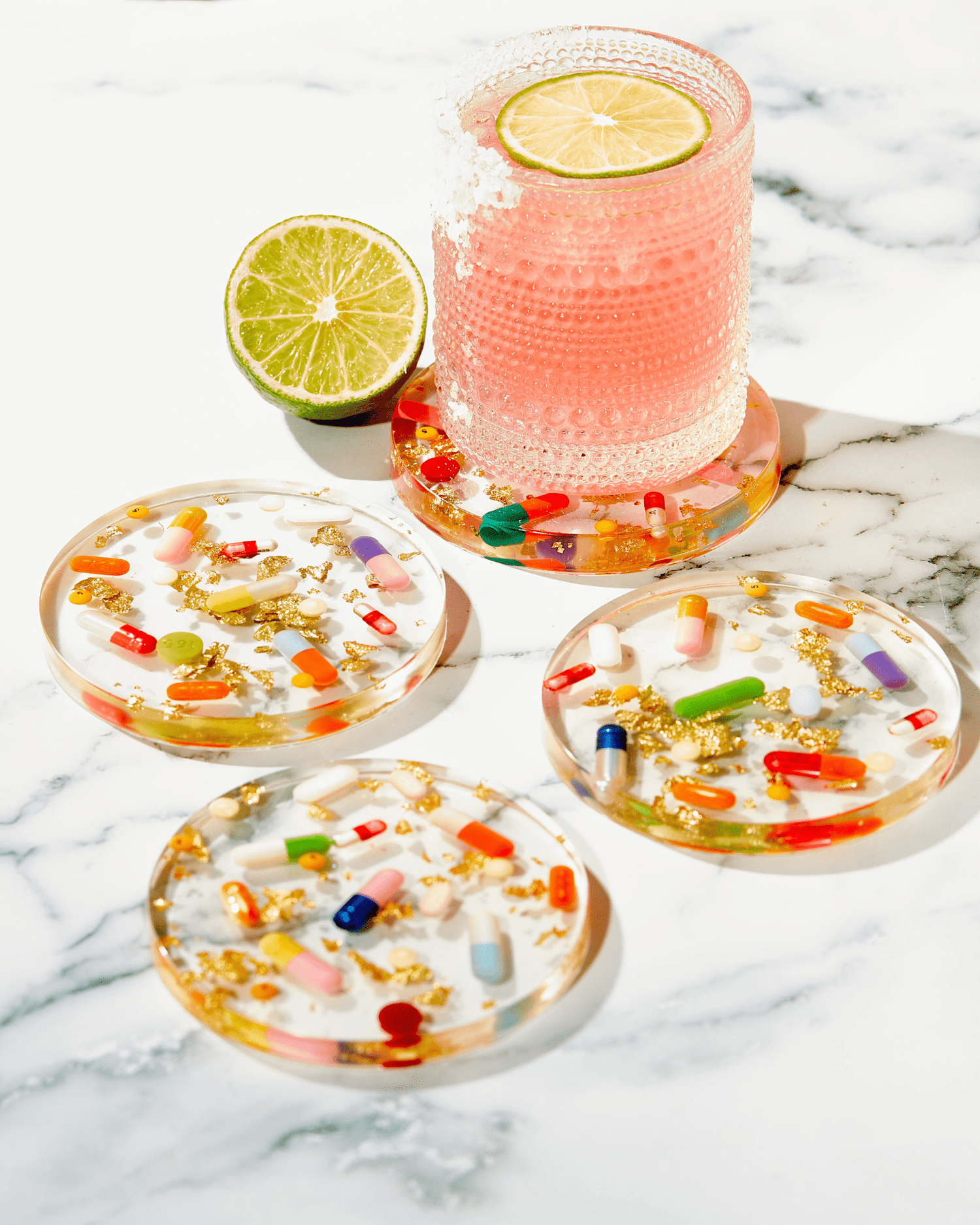 Pills + Gold Coaster