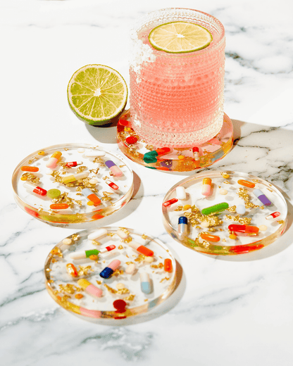 Pills + Gold Coaster