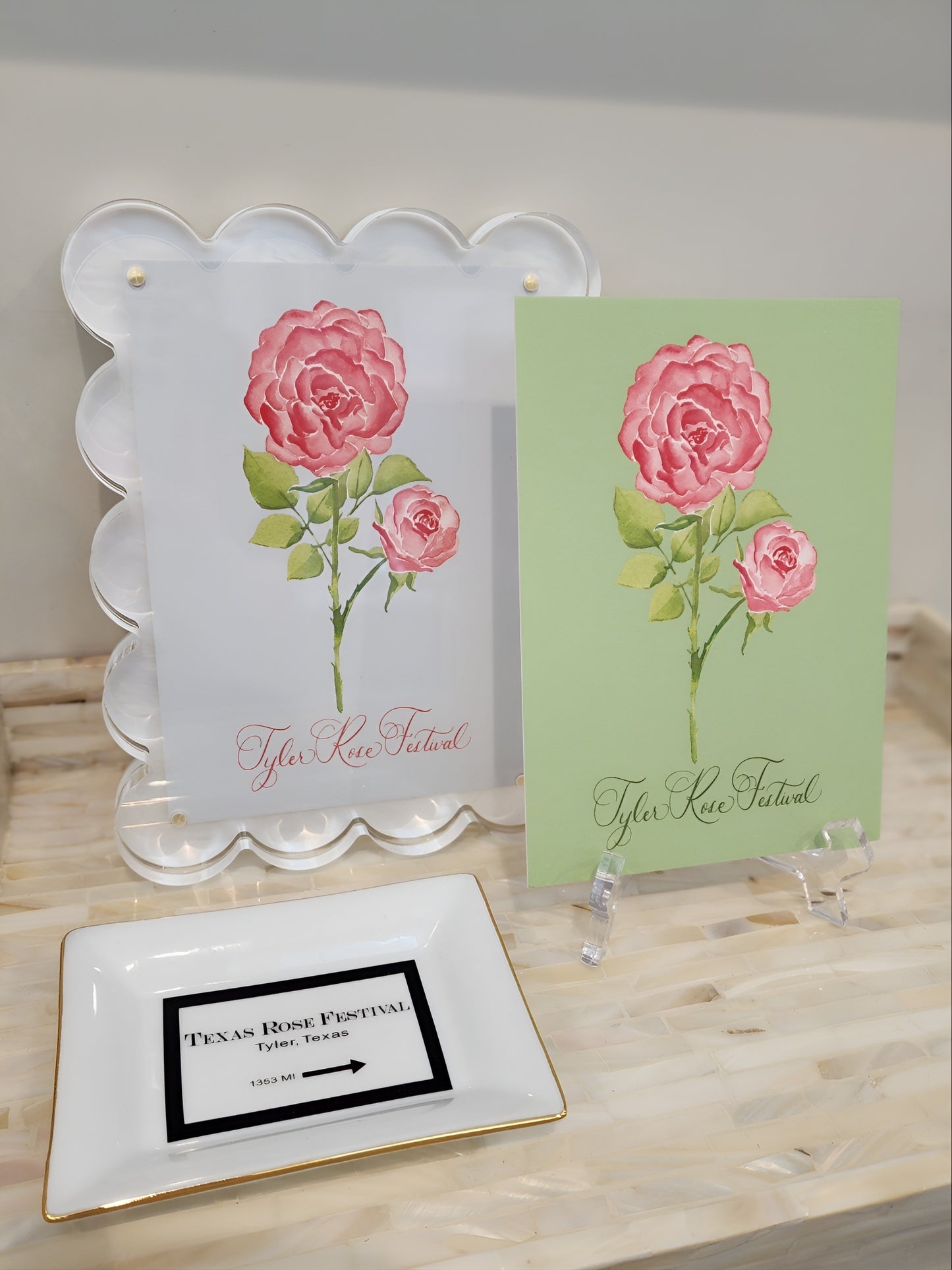 Colorful Botanical 5x7 Print - Tyler Rose Festival Rose