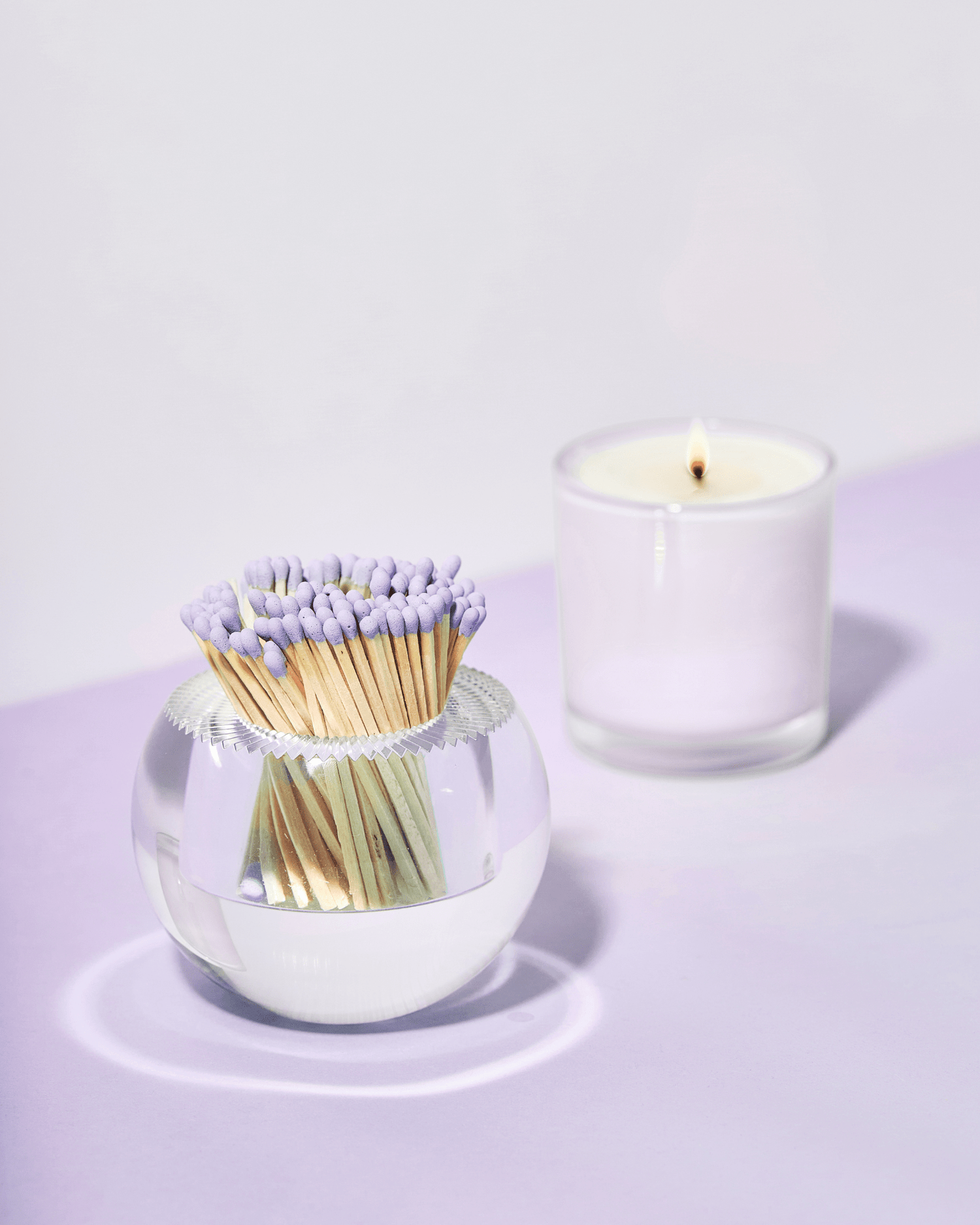 Round Match Striker | Lavender Matches