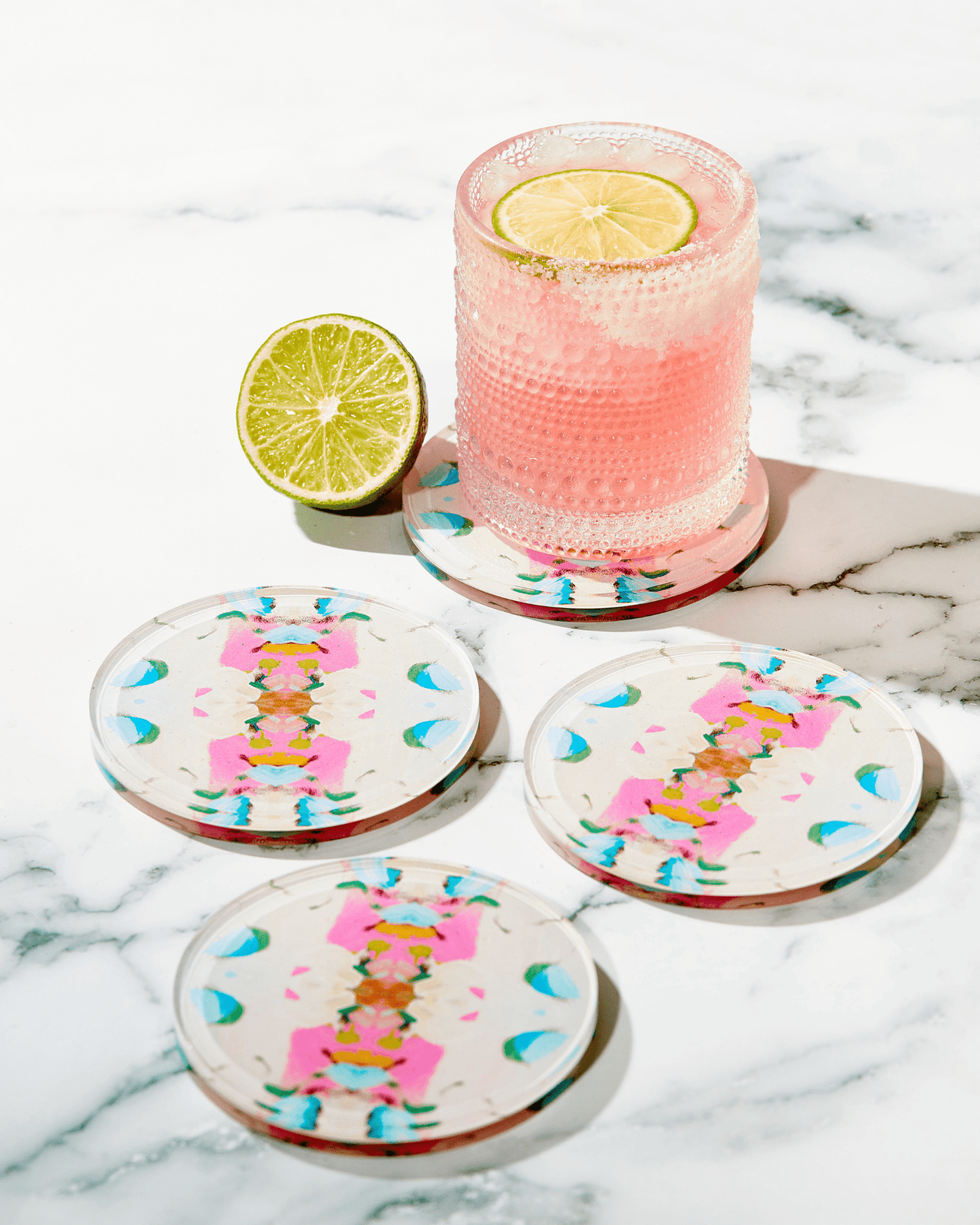 Monets Garden Pink | Laura Park x Tart Coaster