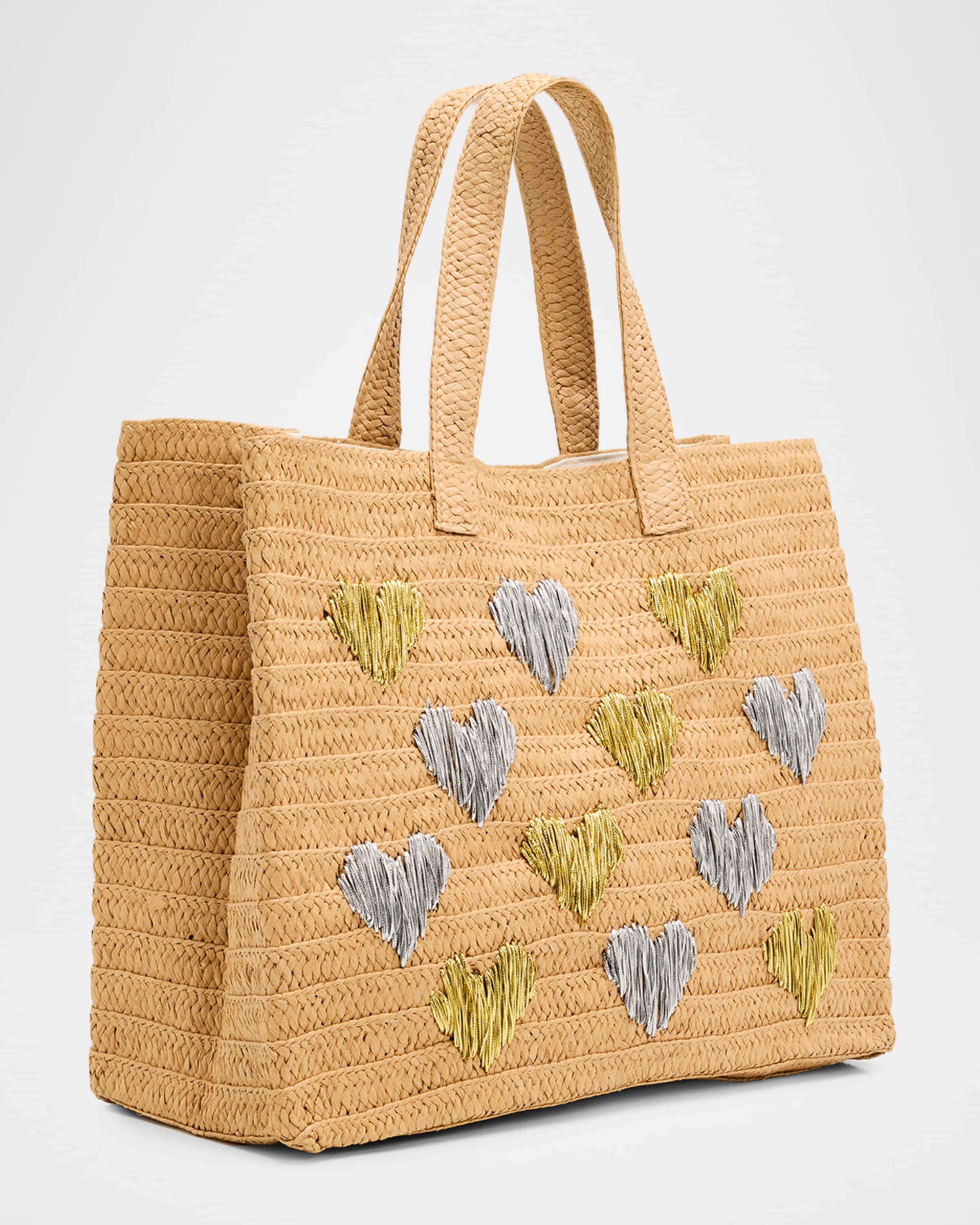 Be Mine Tote - Sand Silver/Gold