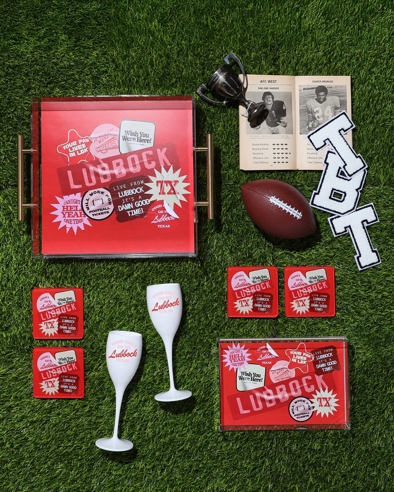 Lubbock Coasters | Tailgate Collection