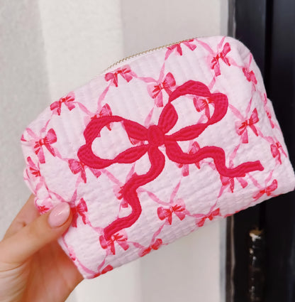Mini Octavia Luna Rosa Fleur Pouch - Peppermint Pink