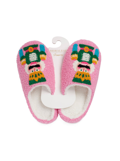 Nutcracker Slippers - Blush