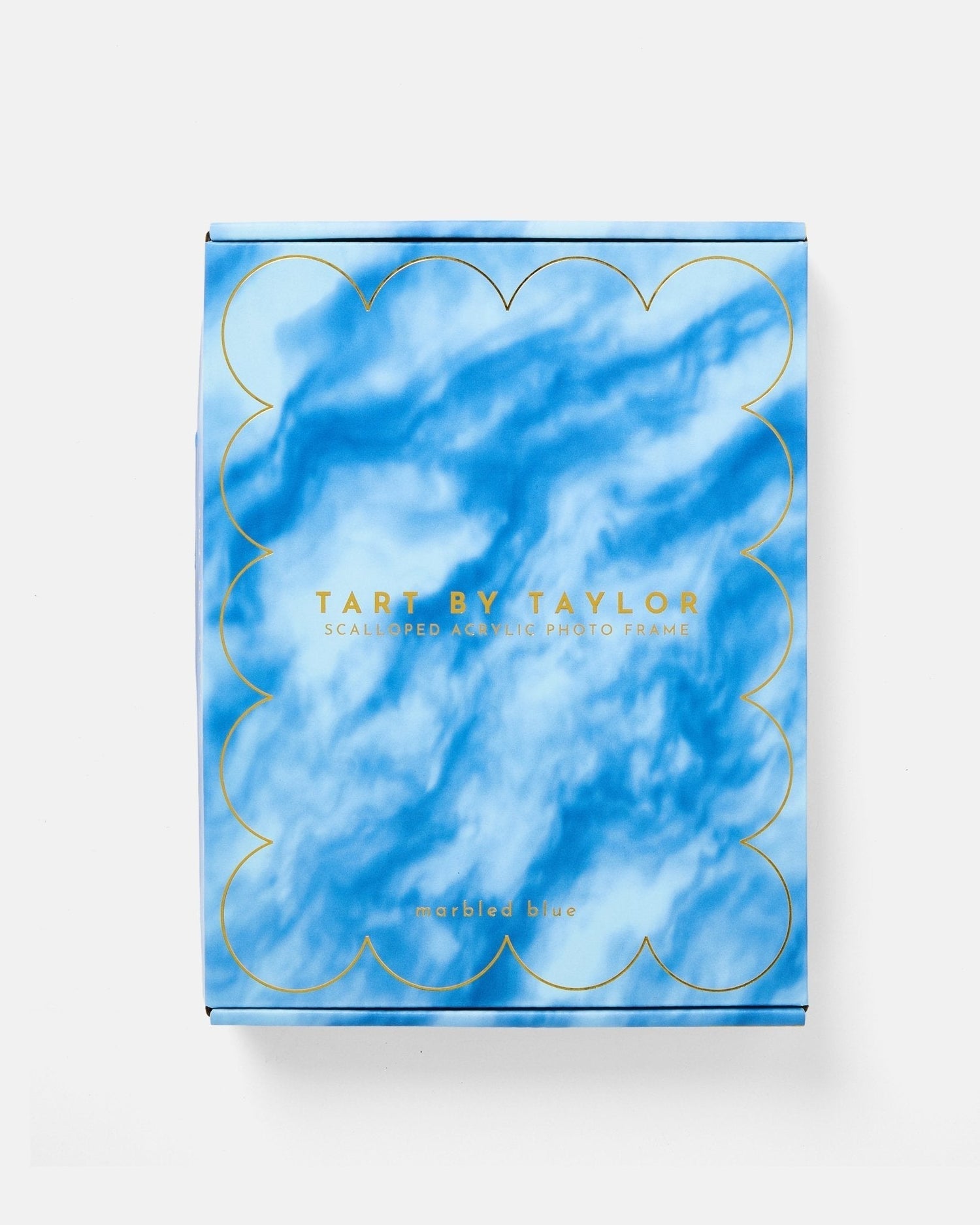 Blue Marbled Acrylic Picture Frame