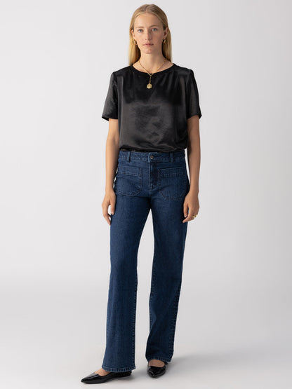 Marine Full Length Standard Rise Jeans - Aspen