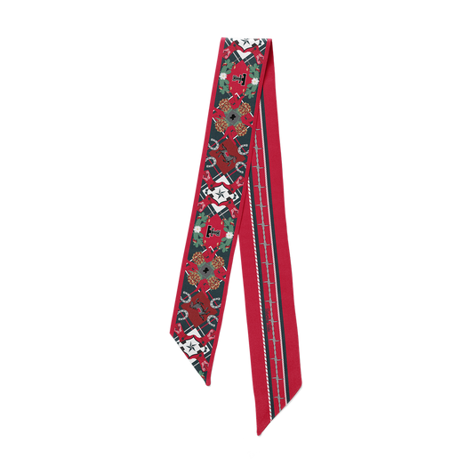 Saturday Silks - All-Star Skinny Scarf - Texas Tech