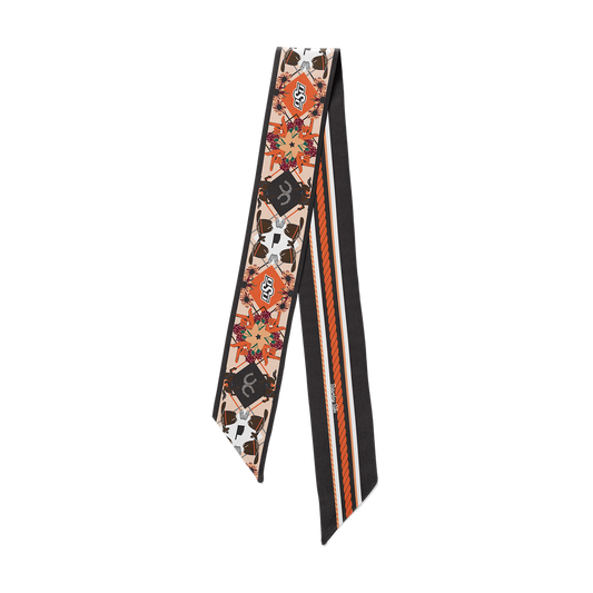 Saturday Silks - All-Star Skinny Scarf - OSU