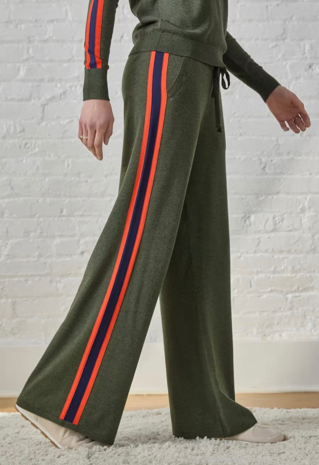 Wide Leg Pant - Military