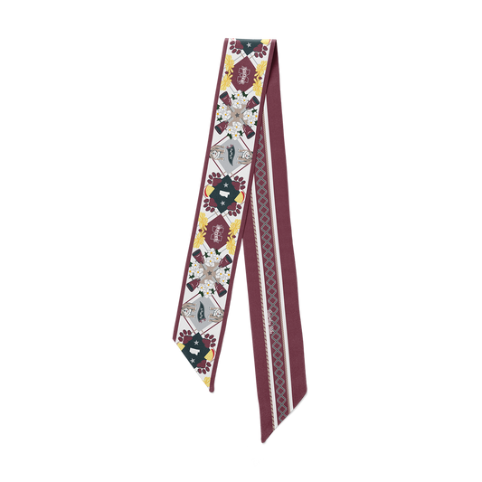 Saturday Silks - All-Star Skinny Scarf - Mississippi State