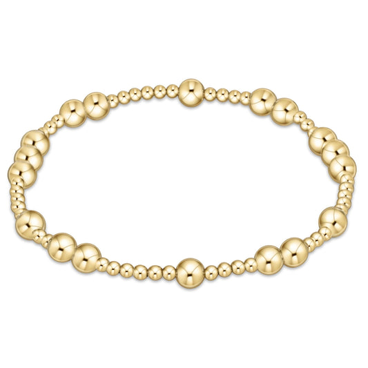 Hope Unwritten 5mm Bead Bracelet- Gold