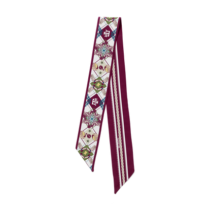 Saturday Silks - All-Star Skinny Scarf - Texas A&M