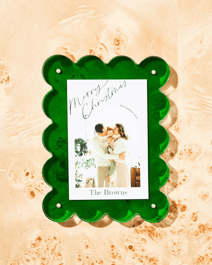 GREEN ACRYLIC PICTURE FRAME