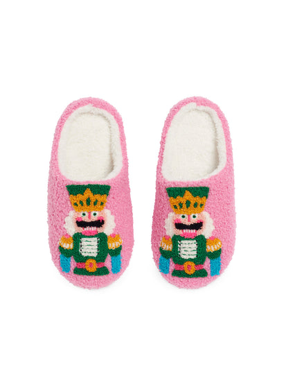 Nutcracker Slippers - Blush