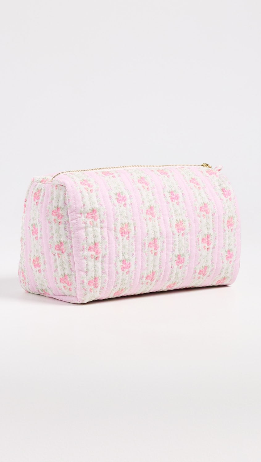 Octavia Patchwork Print Cosmetic Bag - Lady Blossom