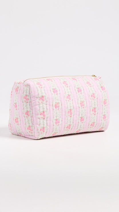 Octavia Patchwork Print Cosmetic Bag - Lady Blossom