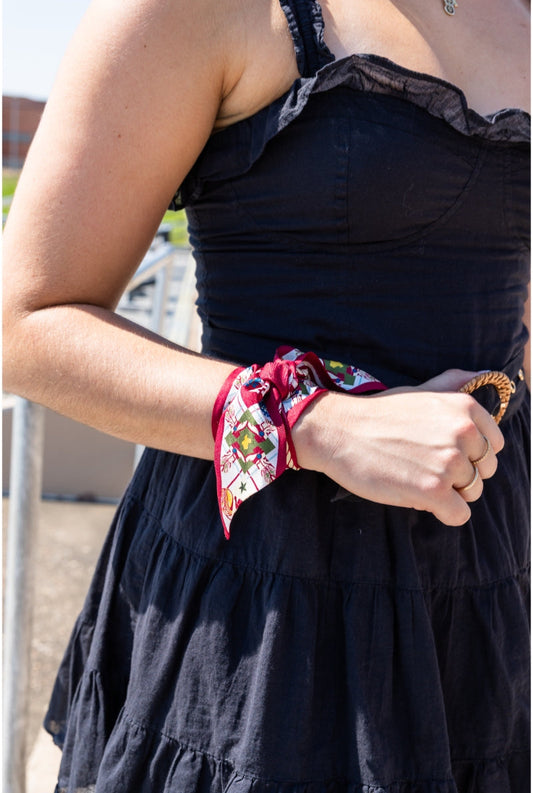 Saturday Silks - All-Star Skinny Scarf - Texas A&M
