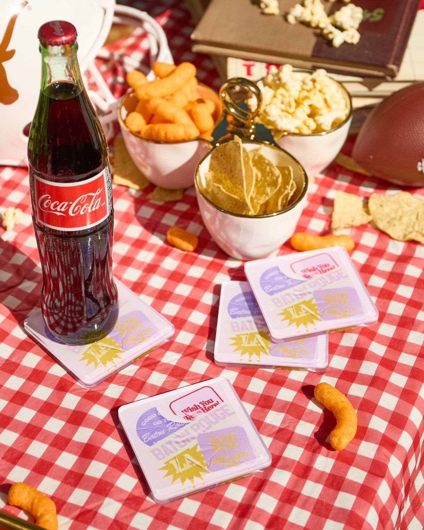 Baton Rouge Coasters | Tailgate Collection