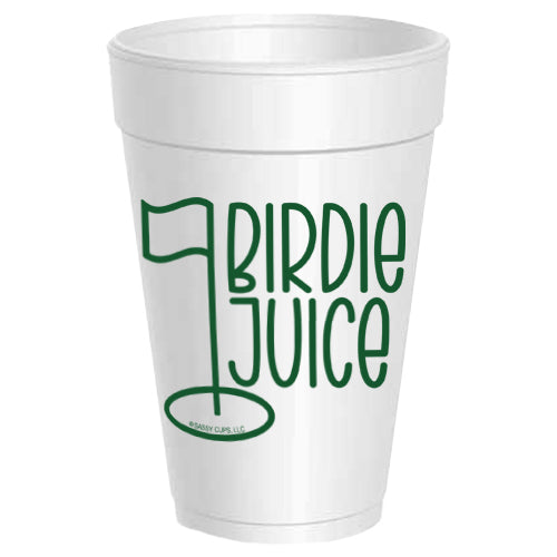Birdie Juice Styrofoam Cups - 25 pack
