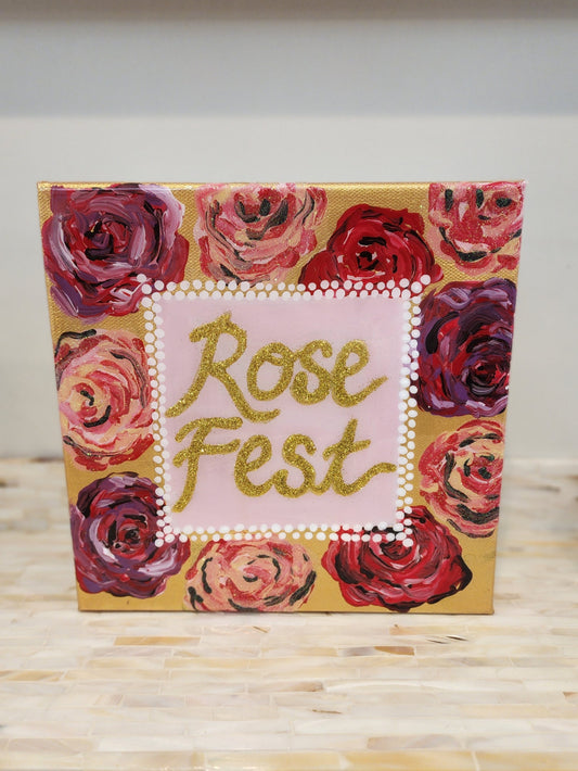 Rose Fest Original Artwork