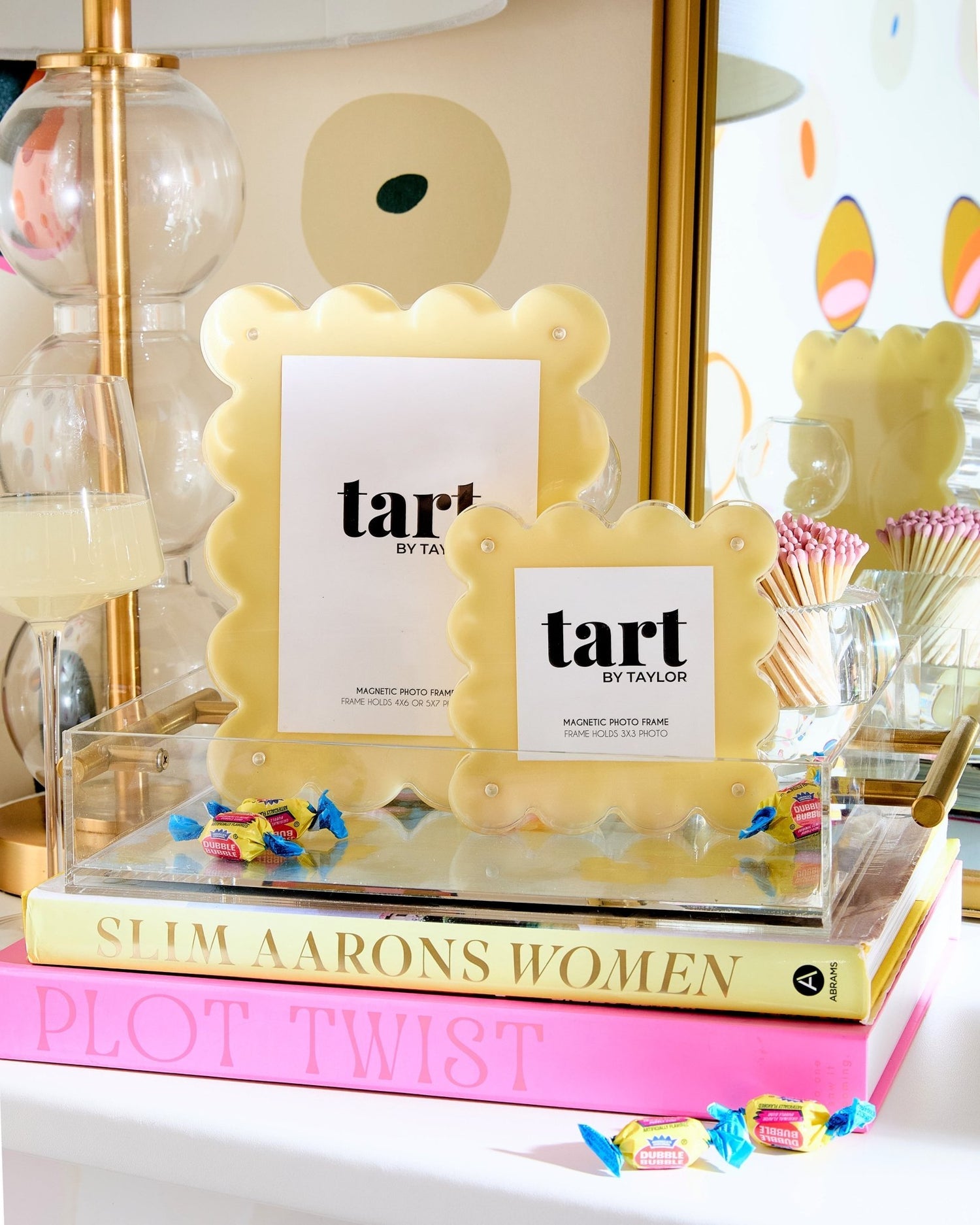 Butter Yellow Mini Acrylic Picture Frame