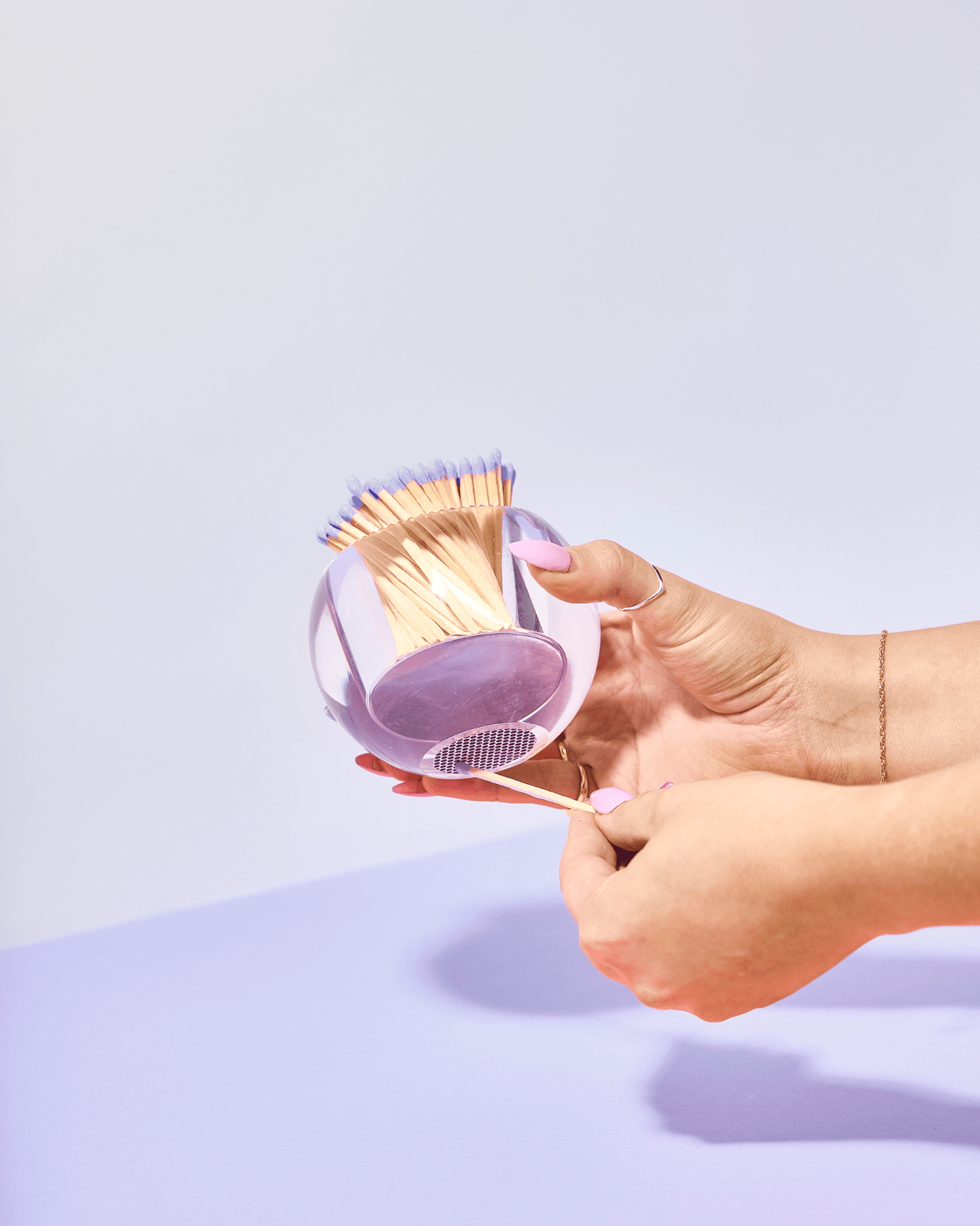 Round Match Striker | Lavender Matches