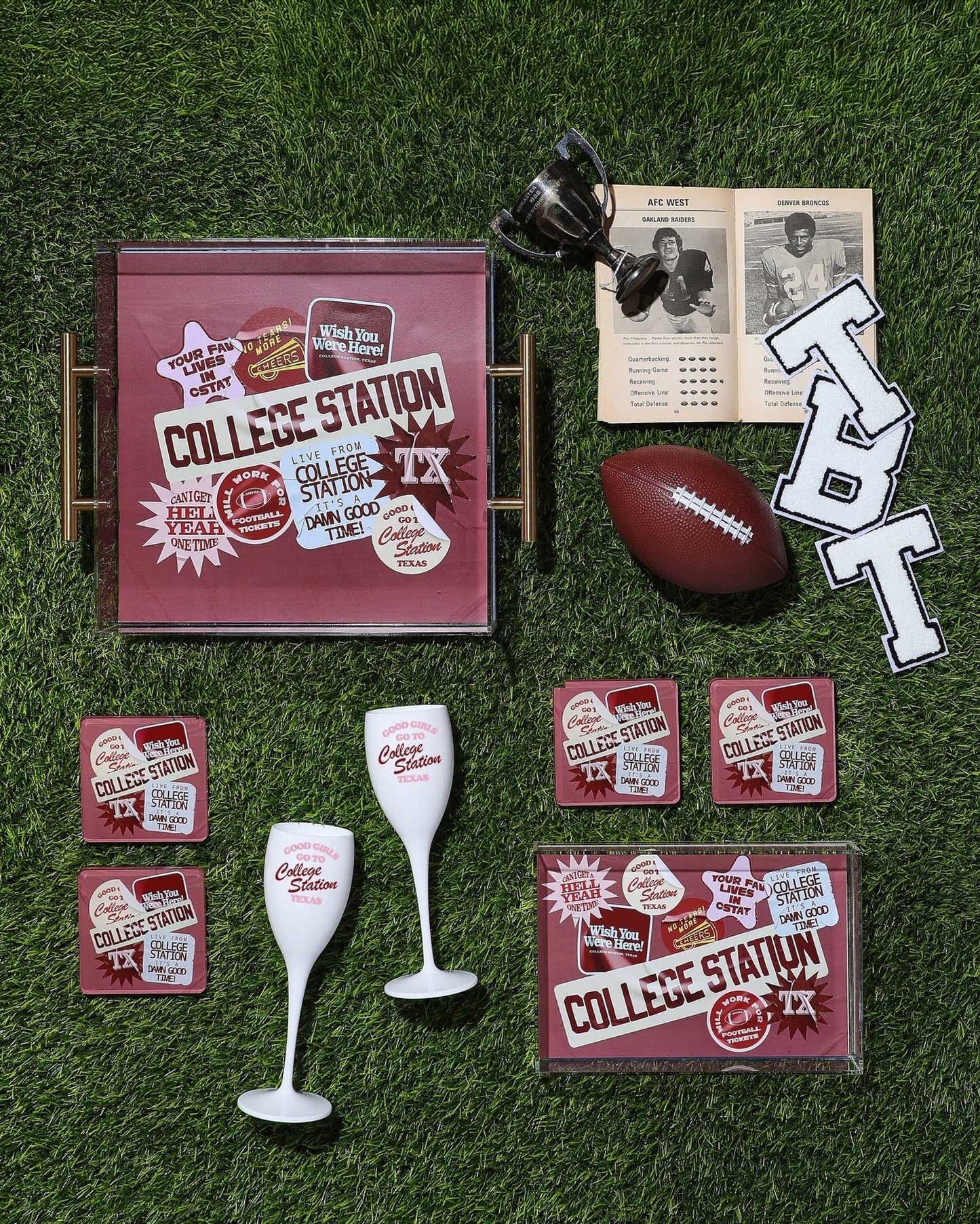 College Station Coasters | Tailgate Collection