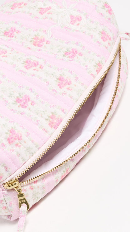 Octavia Patchwork Print Cosmetic Bag - Lady Blossom