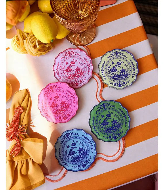 Garden Party Acrylic Coasters - Set of 4