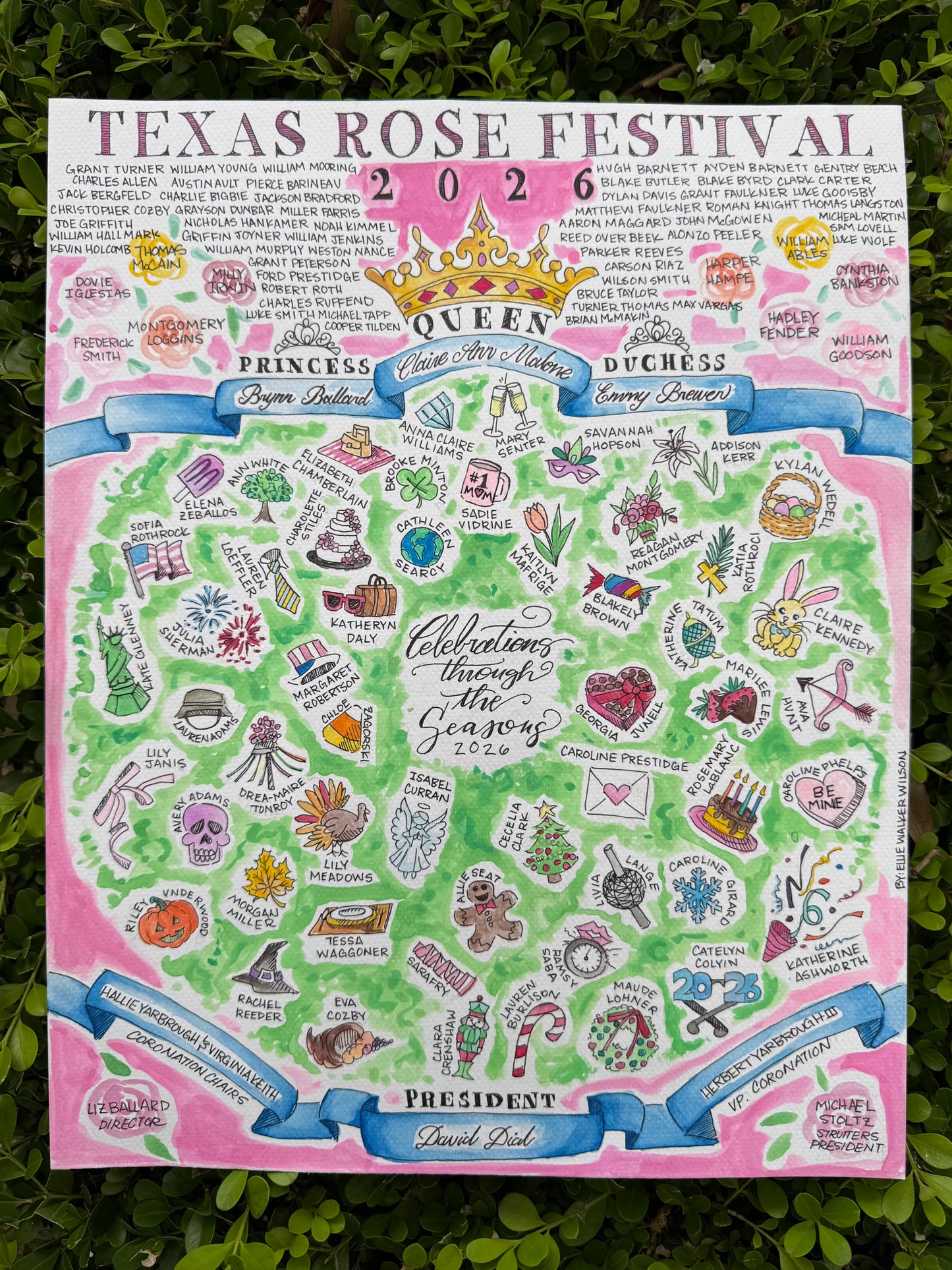 2026 Texas Rose Festival Print