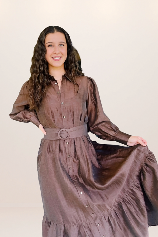 Haven Maxi Dress - Dark Chocolate