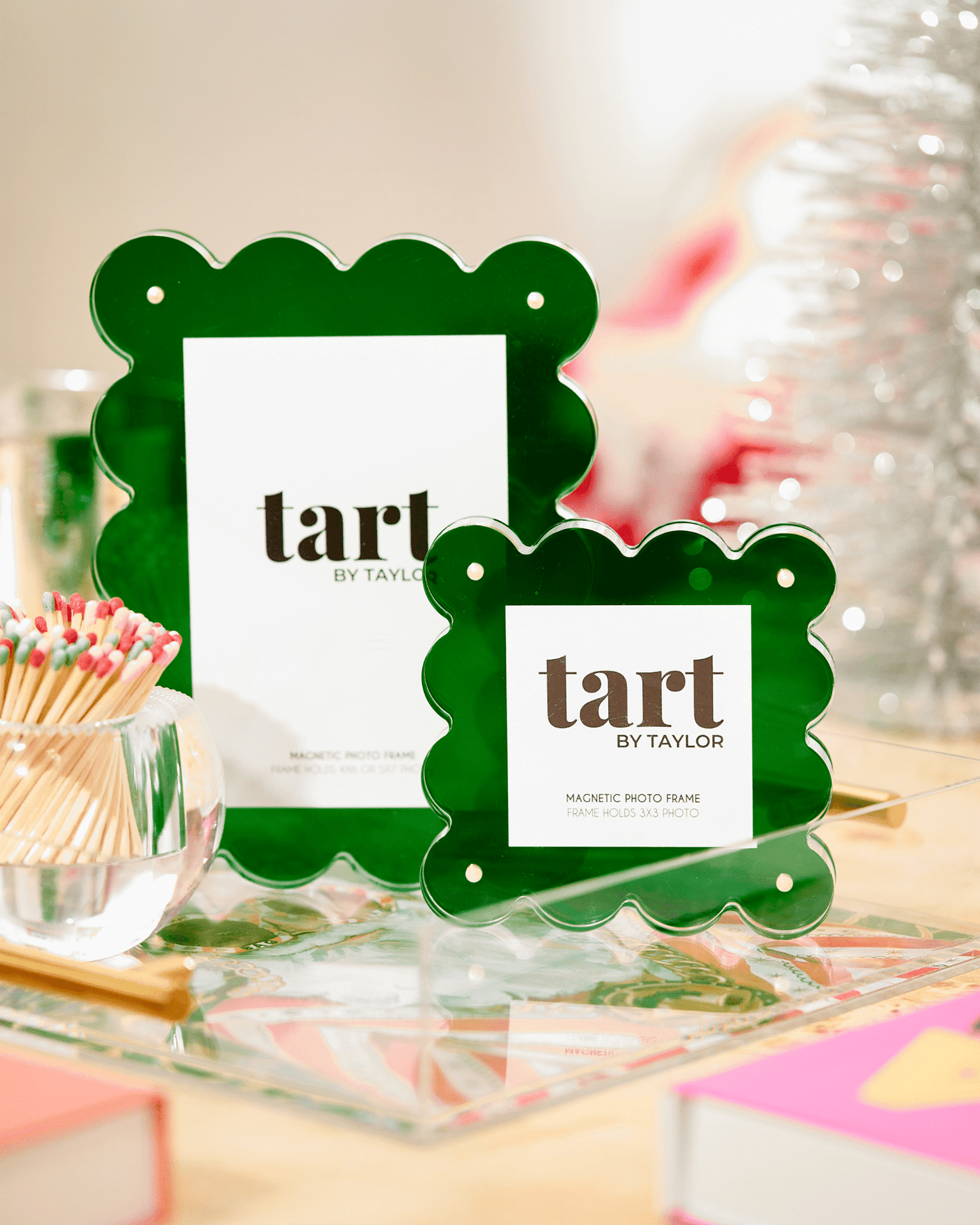 GREEN MINI ACRYLIC PICTURE FRAME