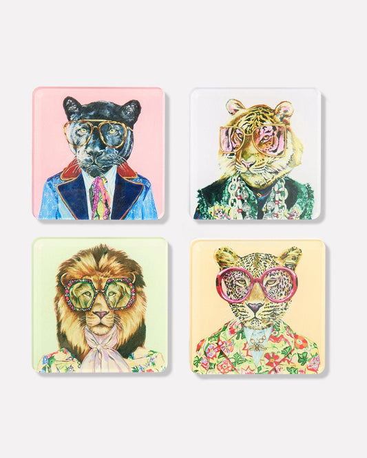 Big Cats | Set of 4 Coasters