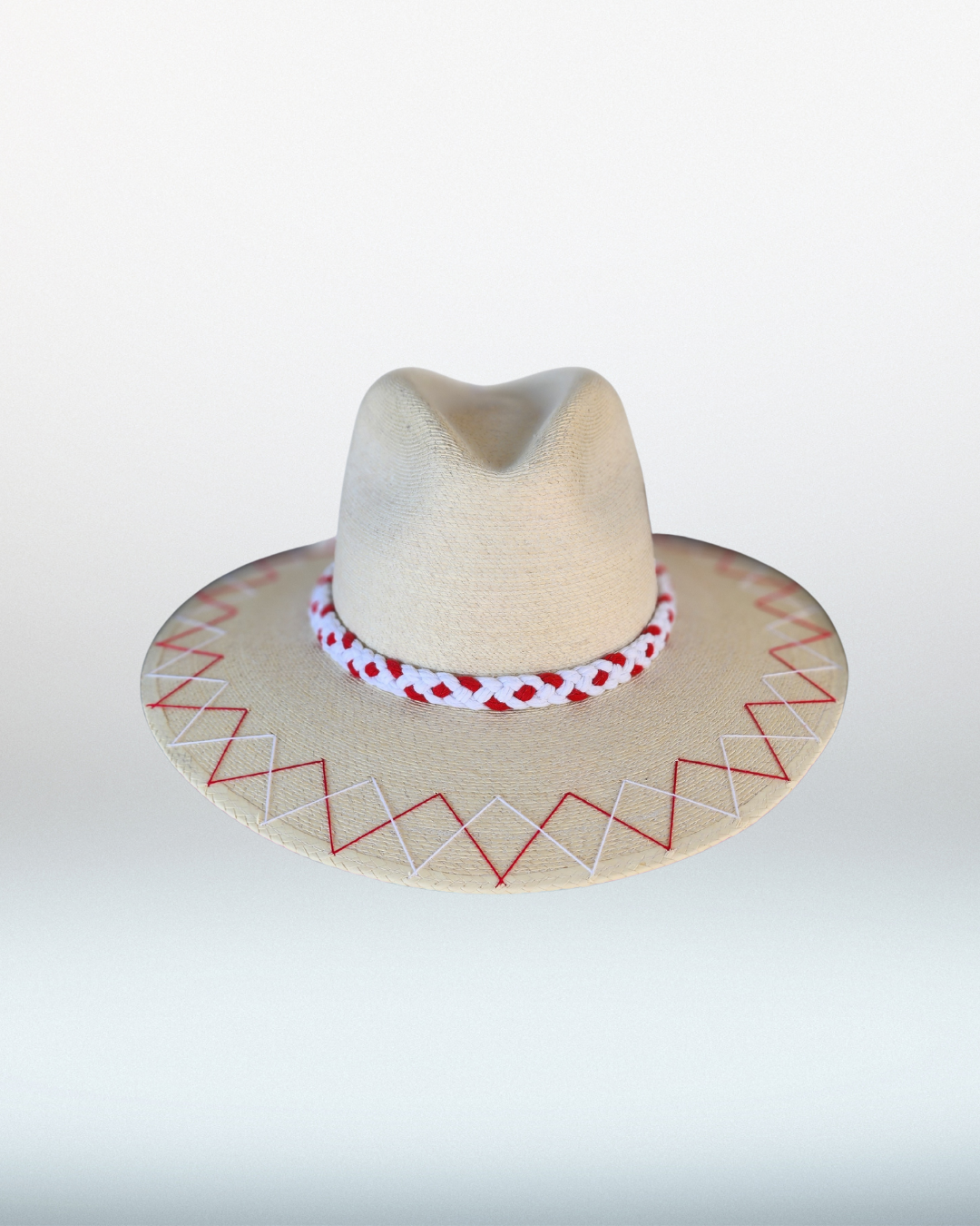 Arkansas Razorbacks + Double Zig Zag Brim Palm Hat