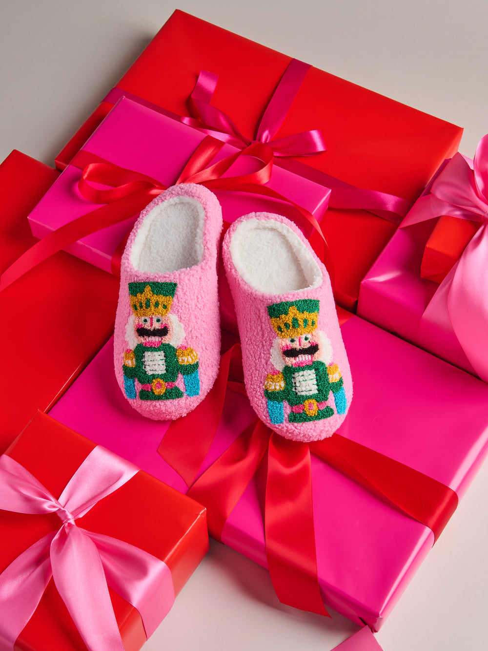 Nutcracker Slippers - Blush