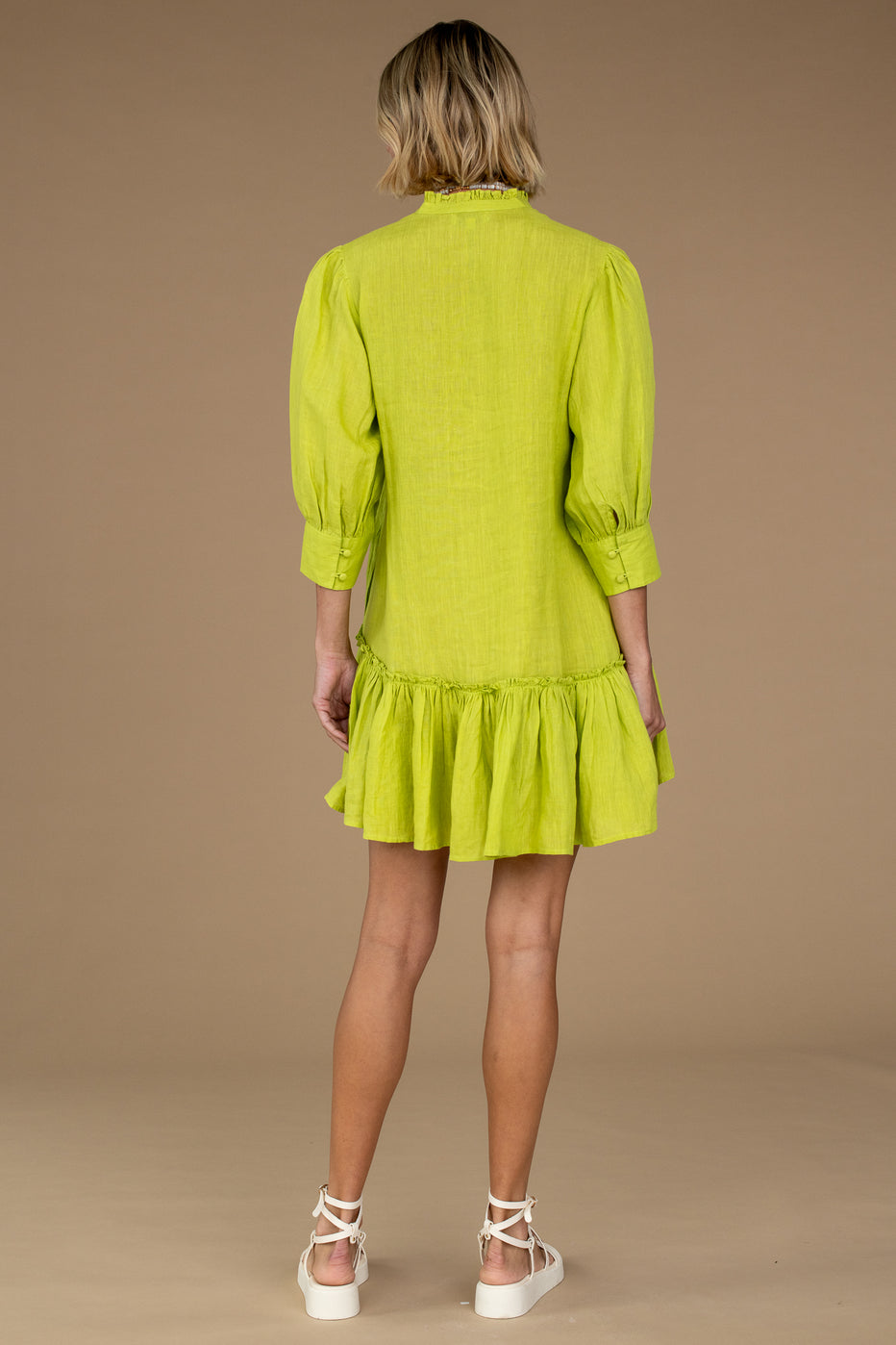 Olivia James - Chloe Dress - Pear