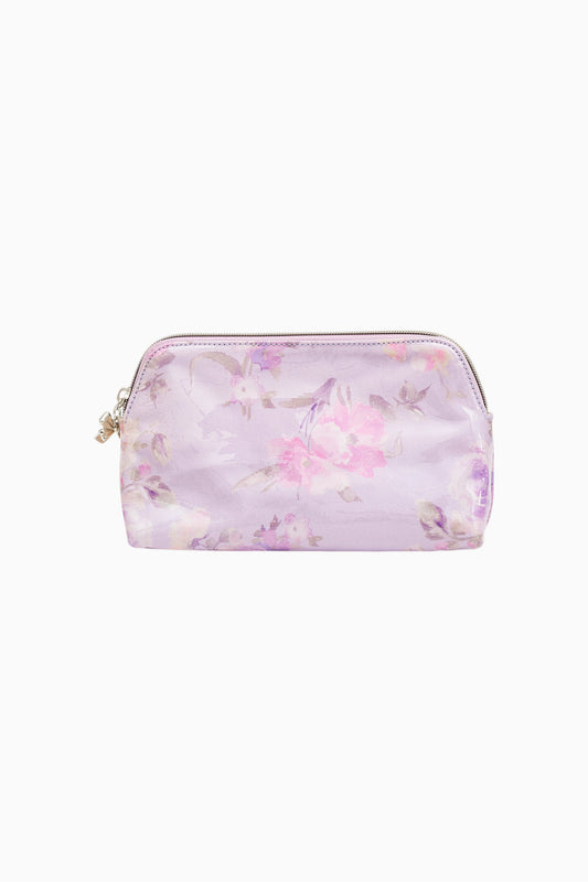 Heirloom Print Small Travel Pouch - Hibiscus