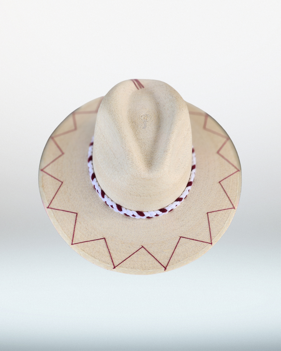 Texas A&M + Double Zig Zag Brim Palm Hat