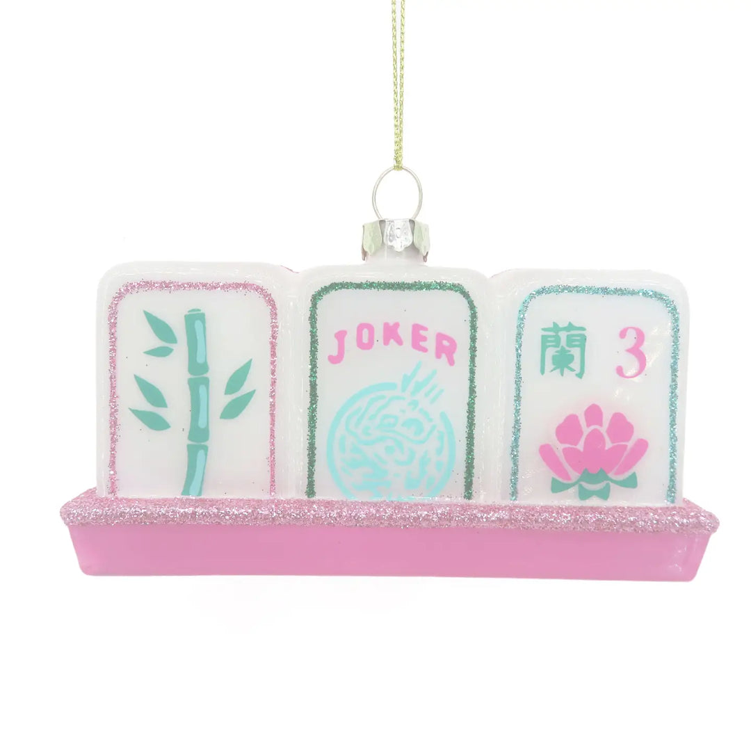 Mahjong Tiles Boxed Christmas Ornament