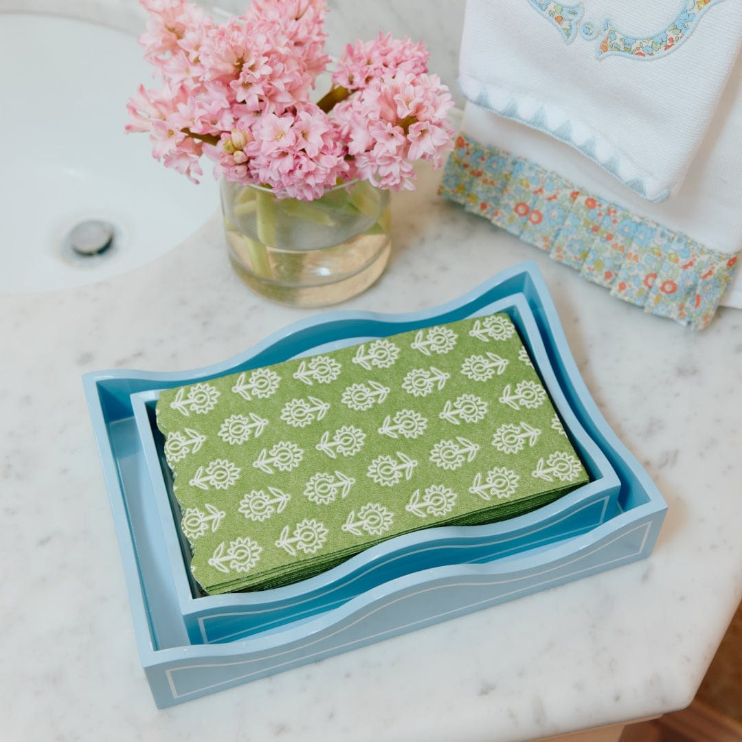 Lacquer Tray - Hydrangea