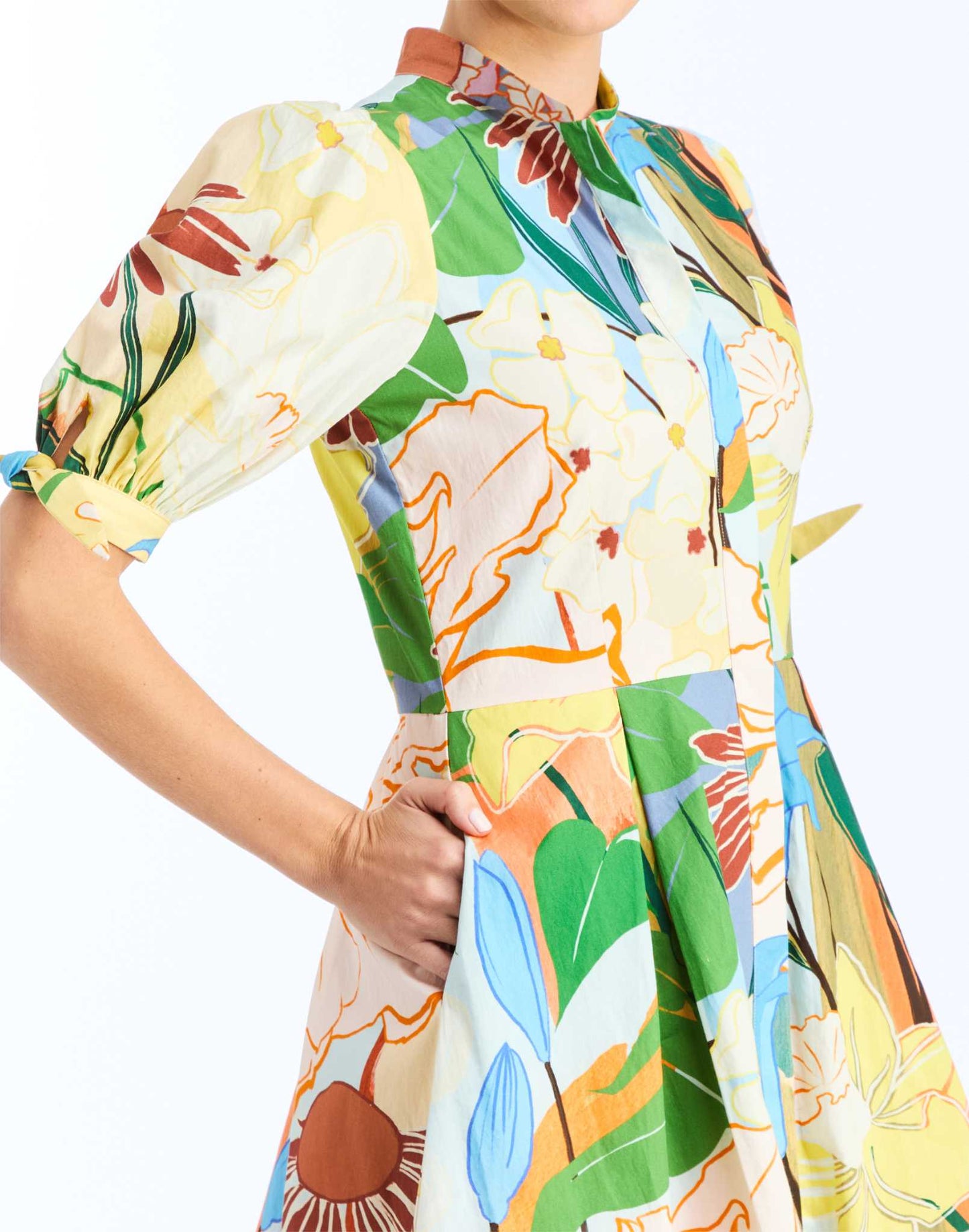 Brooklyn Mini Dress - Primrose Florals - Spinout