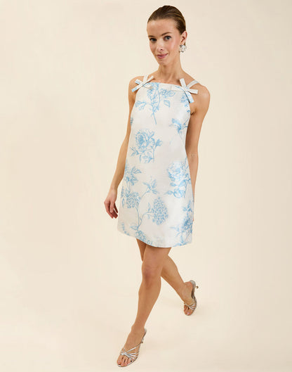 Payton Mini Dress - Powder Batiste