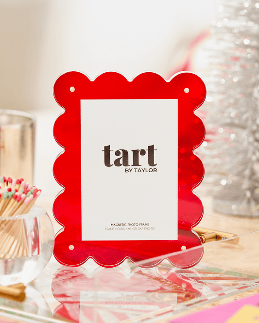 RED ACRYLIC PICTURE FRAME